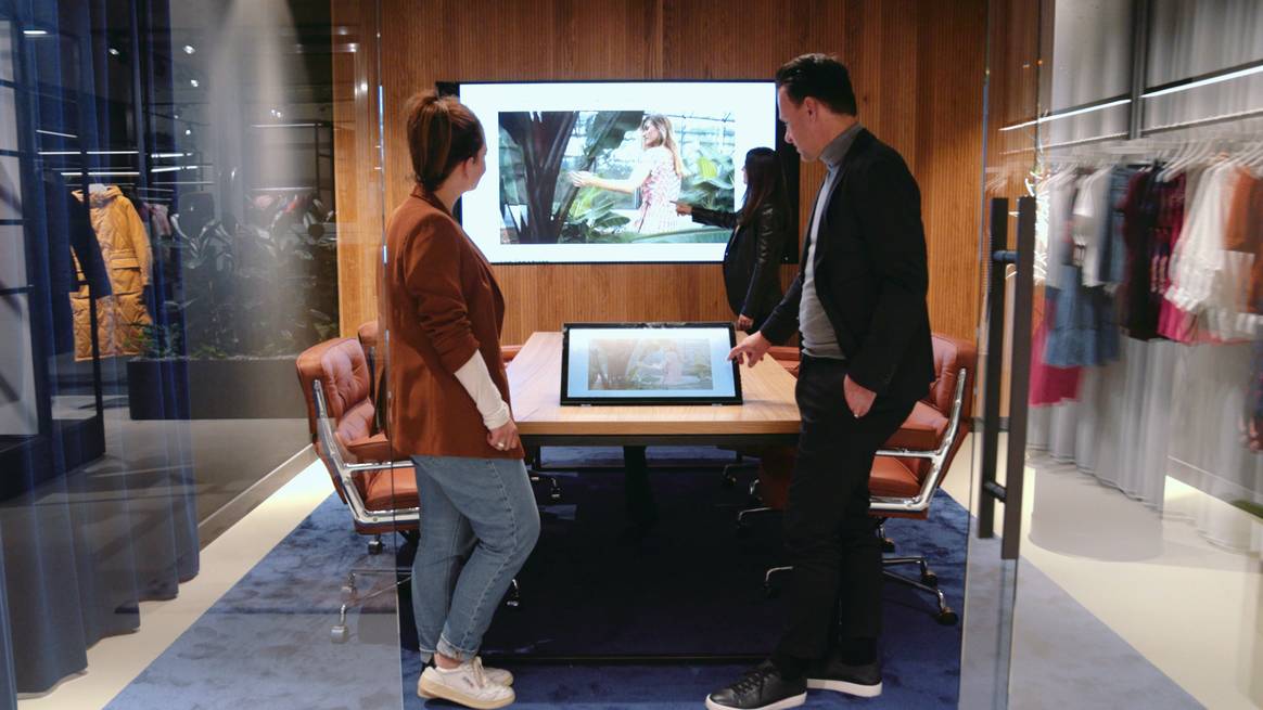 Cinema mit digitalen Ordertools im S.Oliver Showroom in Sindelfingen | Bild: S.Oliver