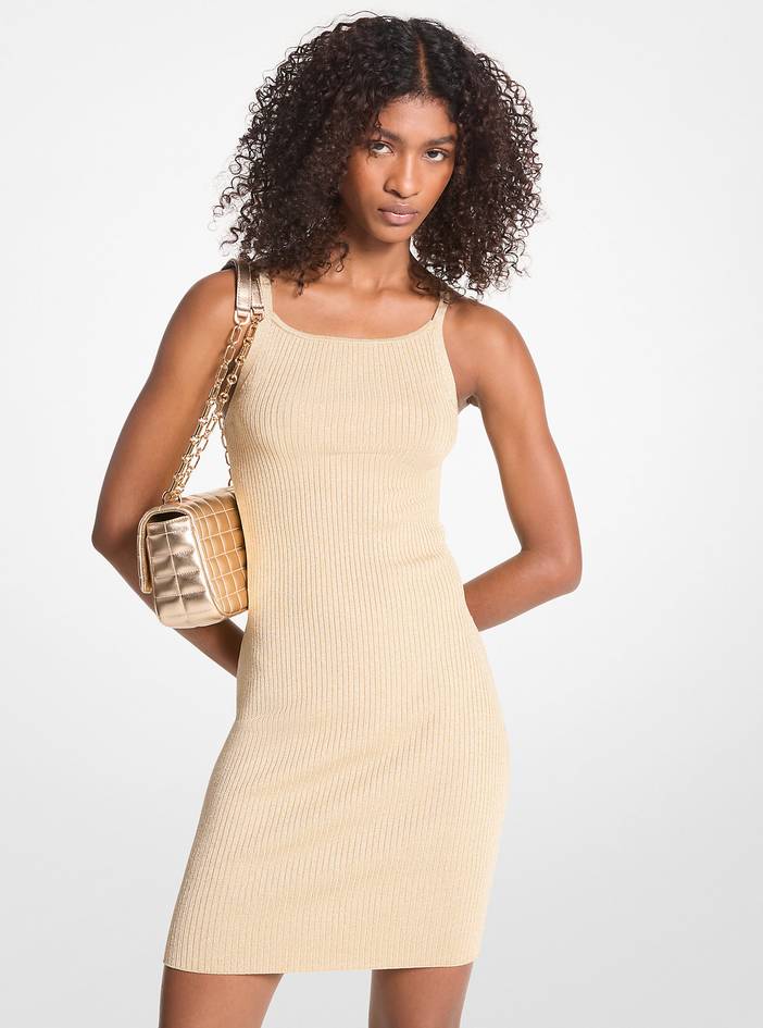 fitted lace wedding dress The Crochet Knit Tank Dress main image 0