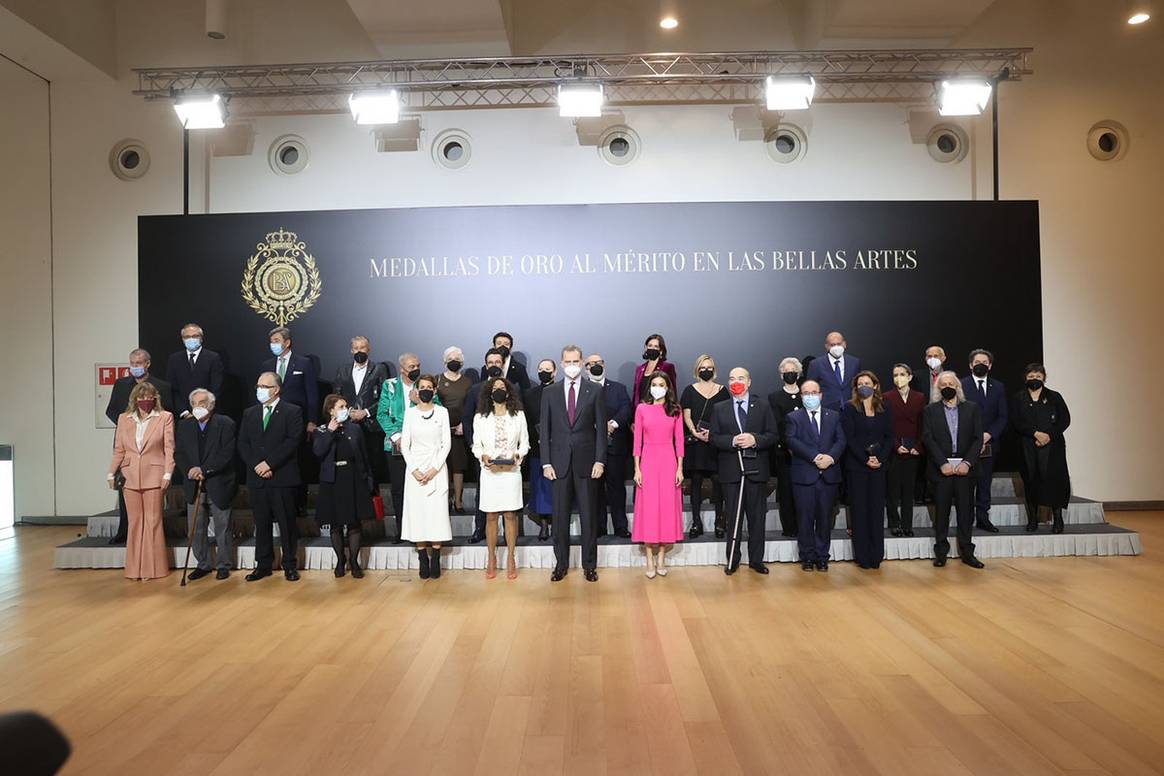 Photo Credits: Ceremonia de entrega de las Medallas de Oro al Mérito de las Bellas Artes 2020. Casa de S.M. el Rey.