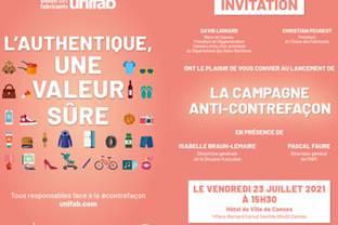 La nouvelle campagne anti-contrefaçon nationale est lancée à Cannes