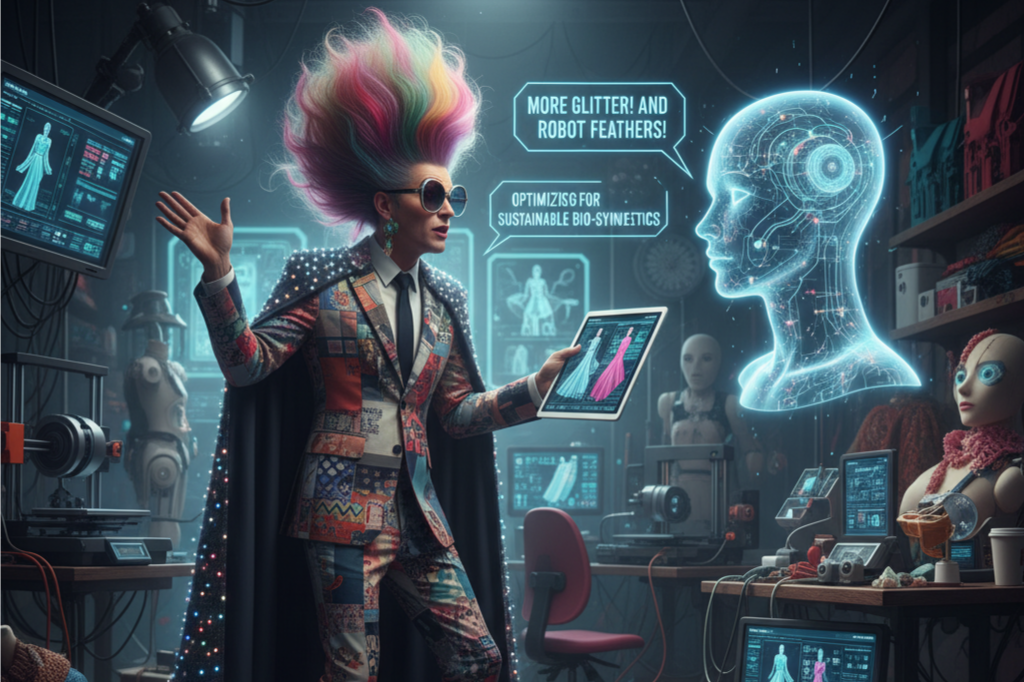 La creatività dovrà essere coordinata, supportata e supervisionata dagli stilisti che sapranno indirizzare l'intelligenza artificiale