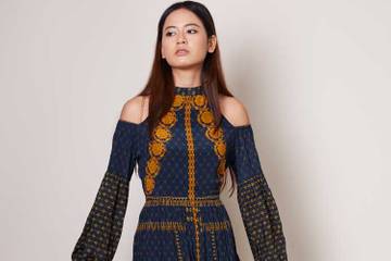 Metallic hues, embroidery, prints dominate Ritu Kumar’s A/W line