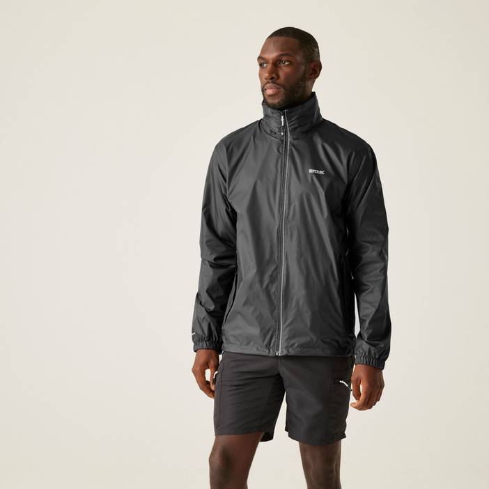 Men's Water Repellent Lightweight Lyle IV Waterproof Packaway Jacket Imperial Blue | Regatta