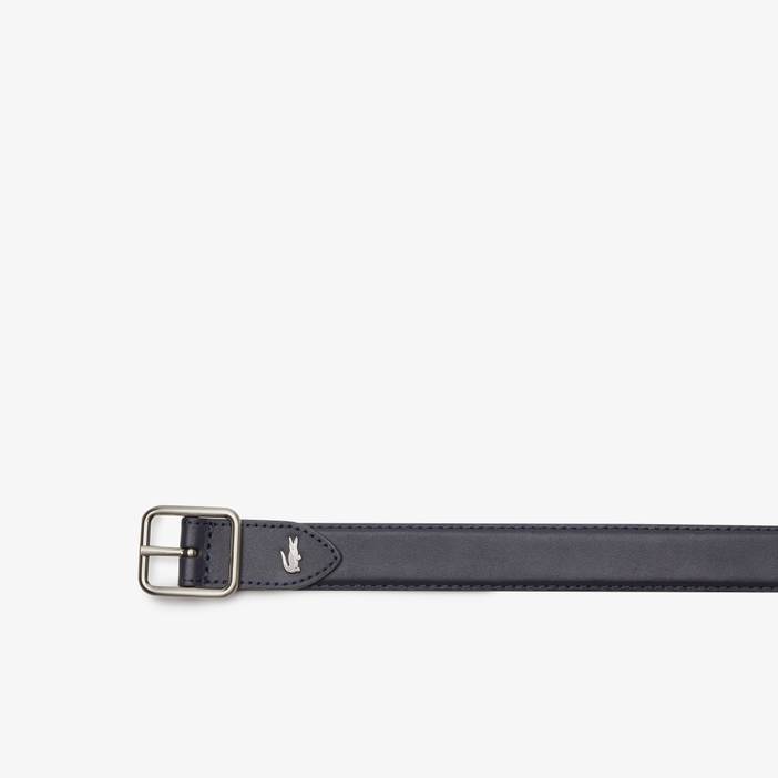 Damen-Gürtel aus glattem und genarbtem Leder | Lacoste