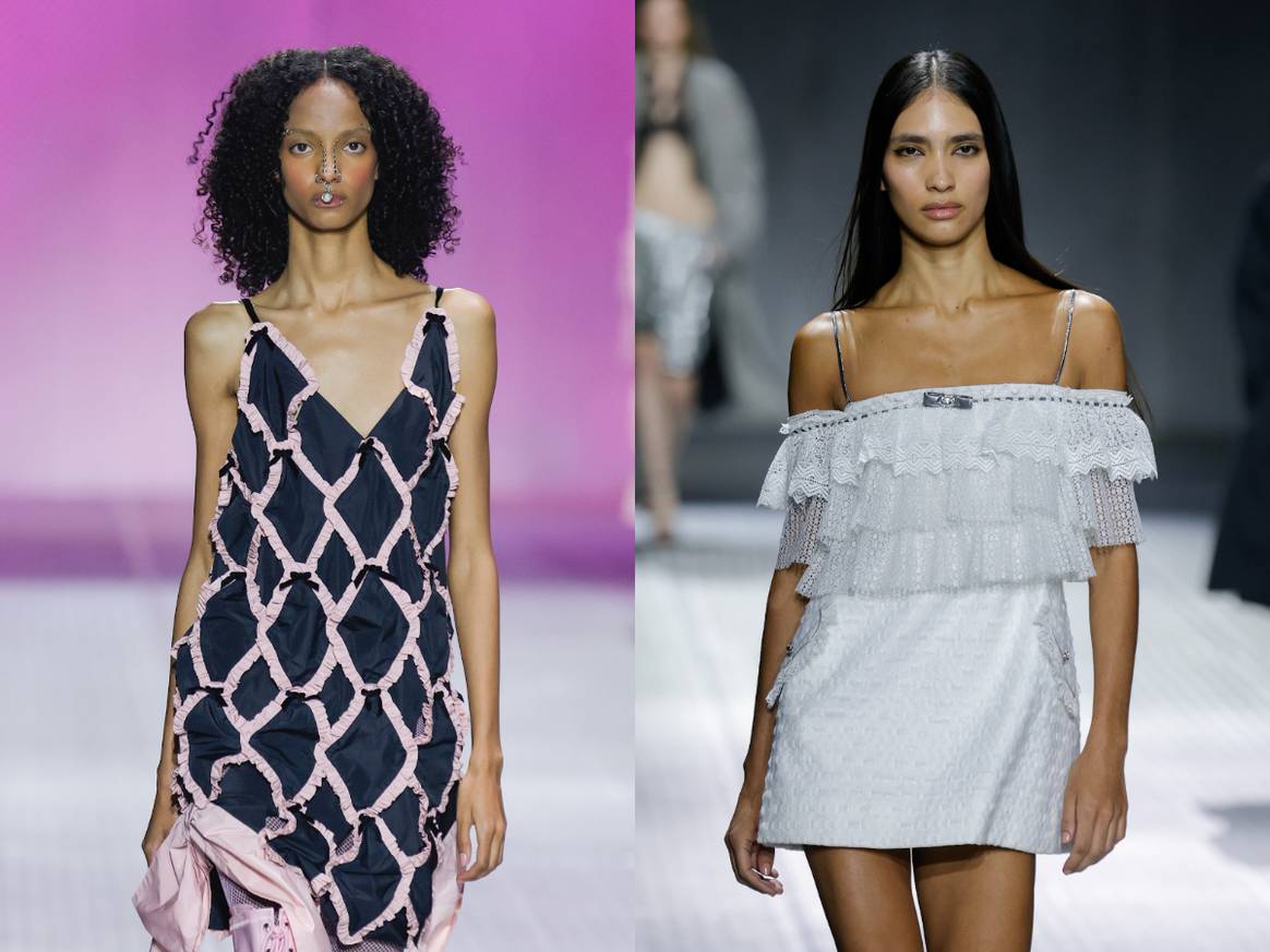 De izq. a yes. Bolano y Custo Barcelona and 080 Barcelona Fashion.
