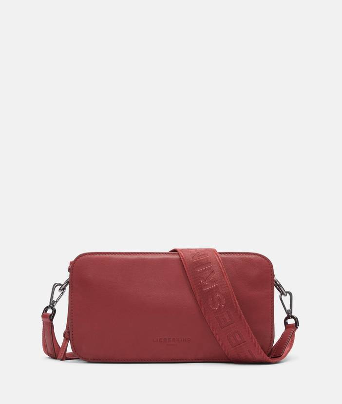 Crossbody-Bag aus weichem Leder - rot | liebeskind berlin