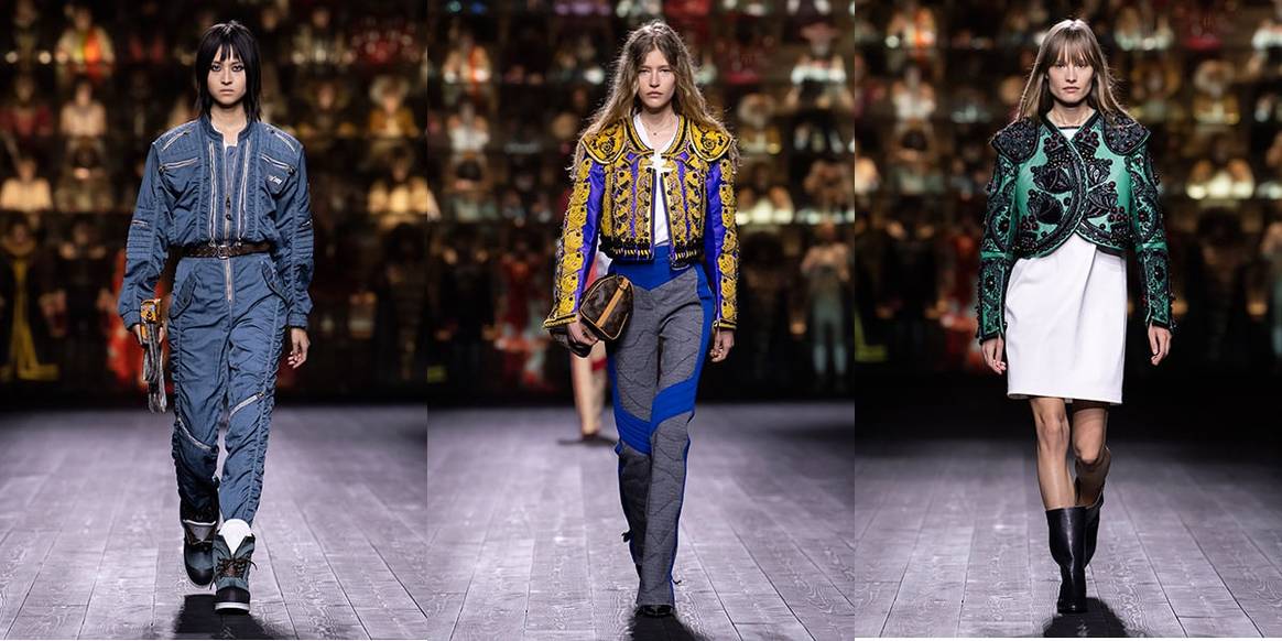 Louis Vuitton runway not lacking any drama in Paris