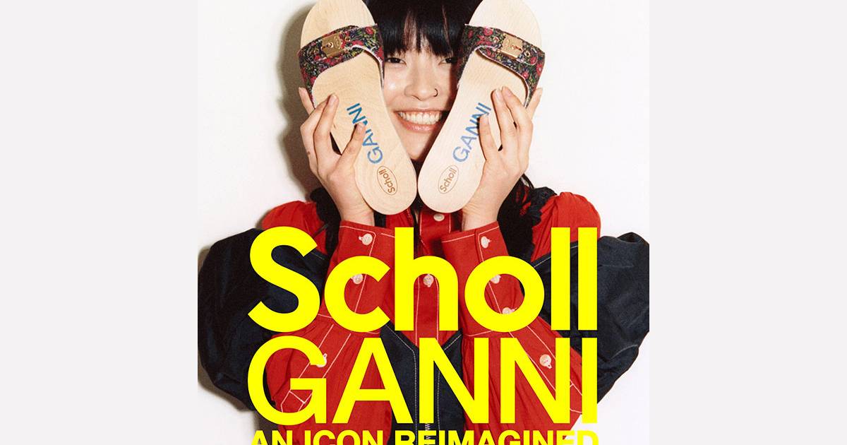 GANNI and SCHOLL announce footwear collaboration for SS22
