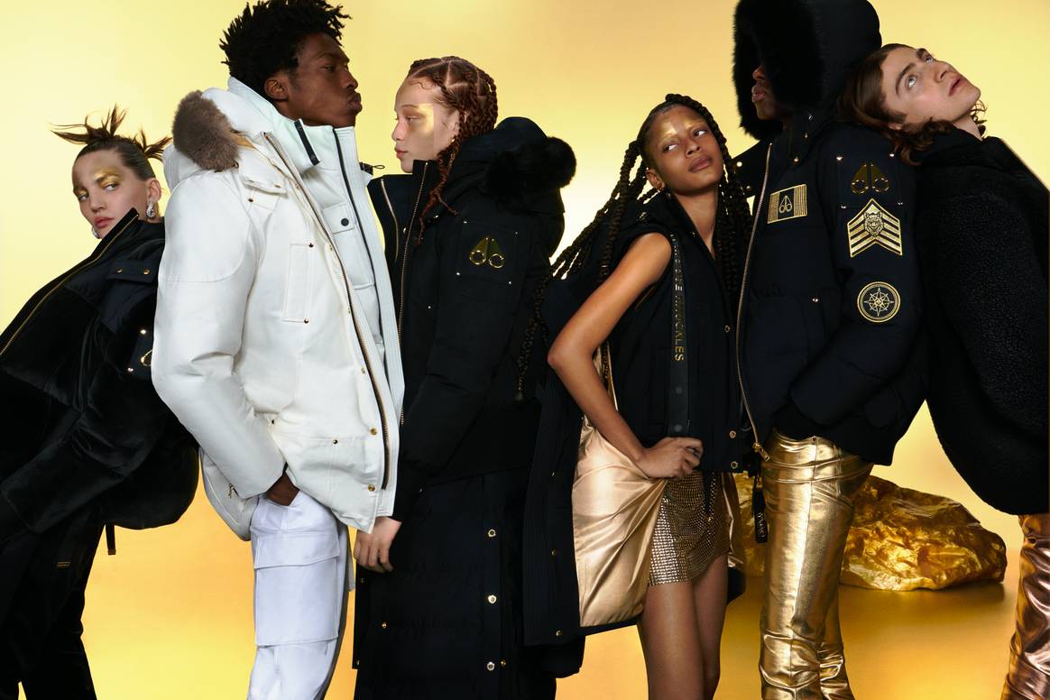 Image: courtesy of Moose Knuckles; autumn/winter 2021 ‘Prism’ collection photographed by Hugo Comte