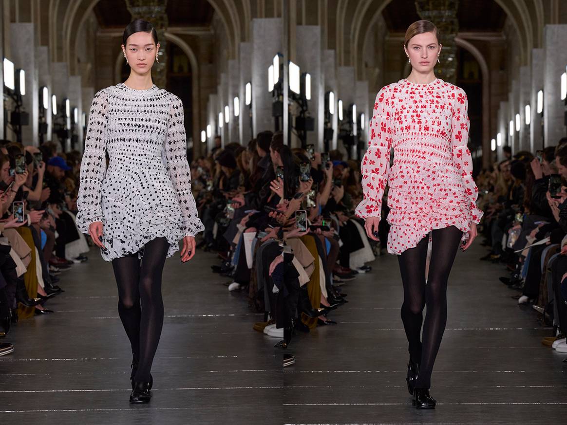 Tory Burch Fall/Winter 2024 runway show during NYFW