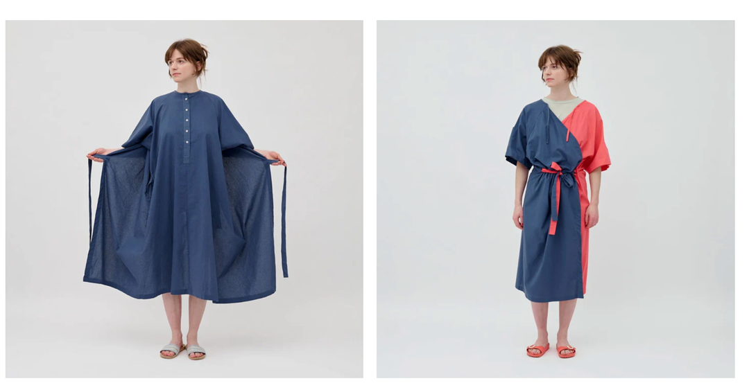 The ‘Turnarounder’ can be worn as a dress, dressing gown or hospital gown.