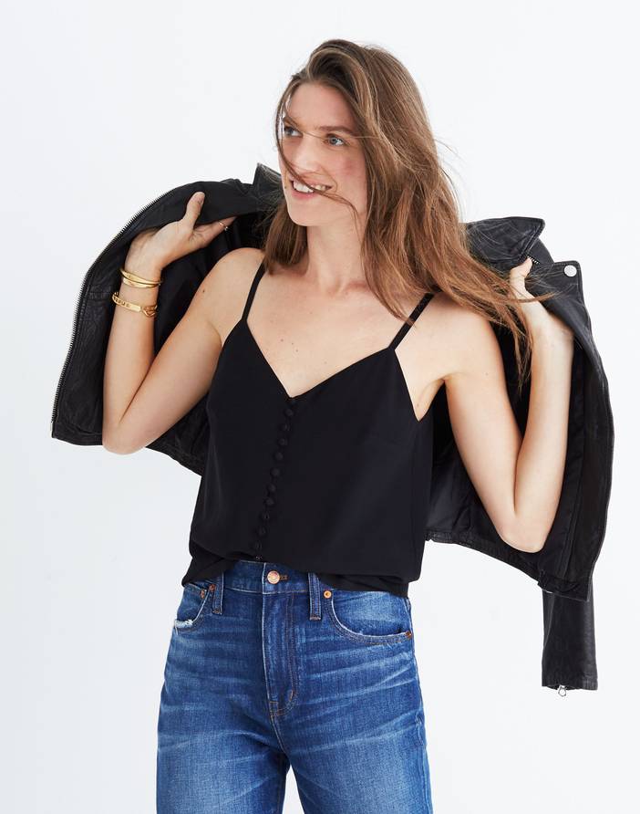 Silk Button-Down Cami | Madewell