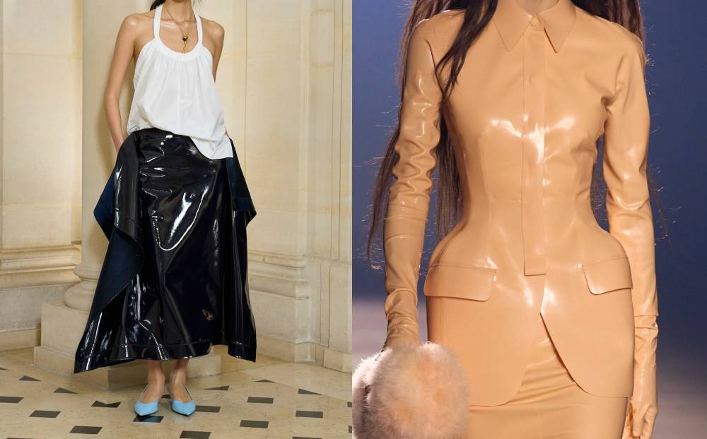 Leather at Carven SS26 - Ready to Wear & Mugler SS26 - Ready to Wear