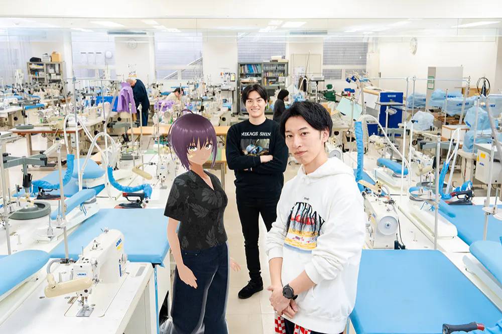 Credits: From left to right: SushiPa from GeekOut, Shusuke Morioka from the Dentsu Group, and Satoshi Tokuoka from Bunka Fashion College.