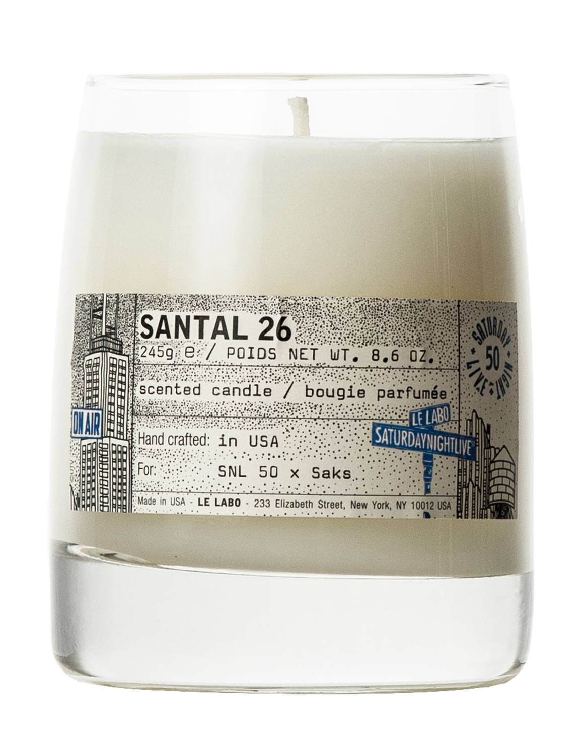 Saks’ exclusive SNL-inspired merchandise from Le Labo Fragrances