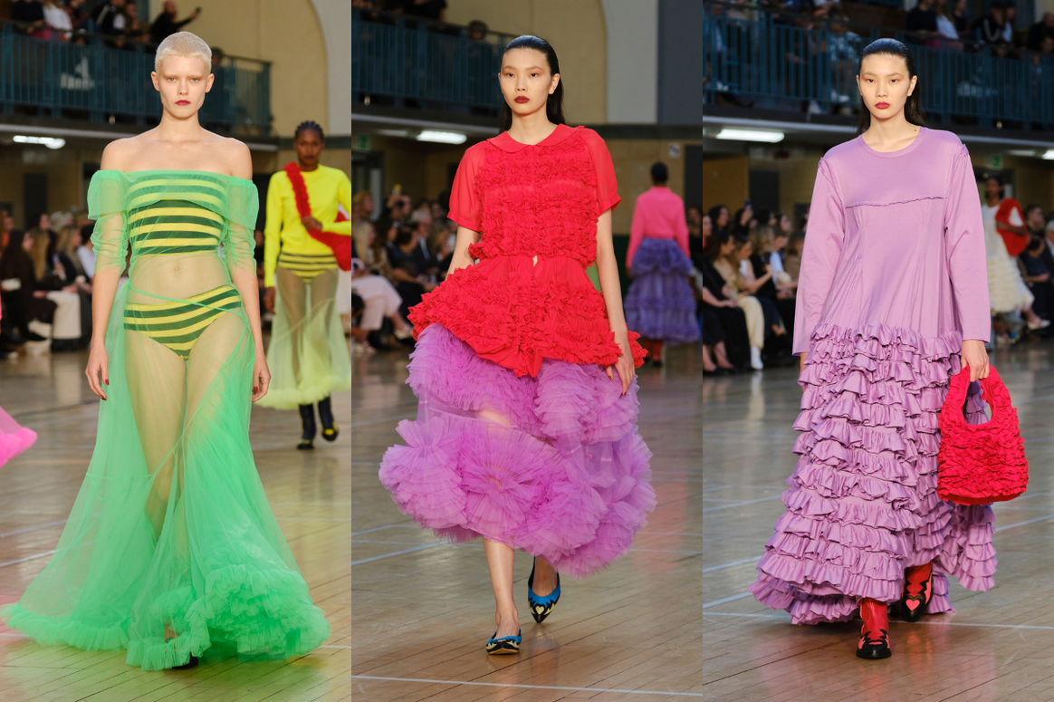 Imagen: Molly Goddard SS23 por Ben Broomfield