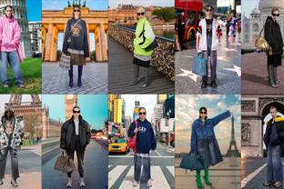 Balenciaga shows latest collection in iconic tourist hotspots