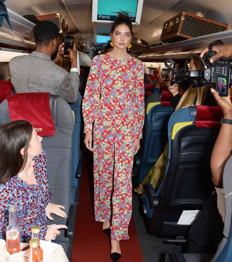 Deborah Lyons hosts debut catwalk show on the Eurostar