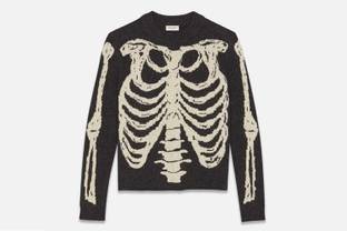 Saint Laurent выпустил свитеры с костями к Хеллоуину