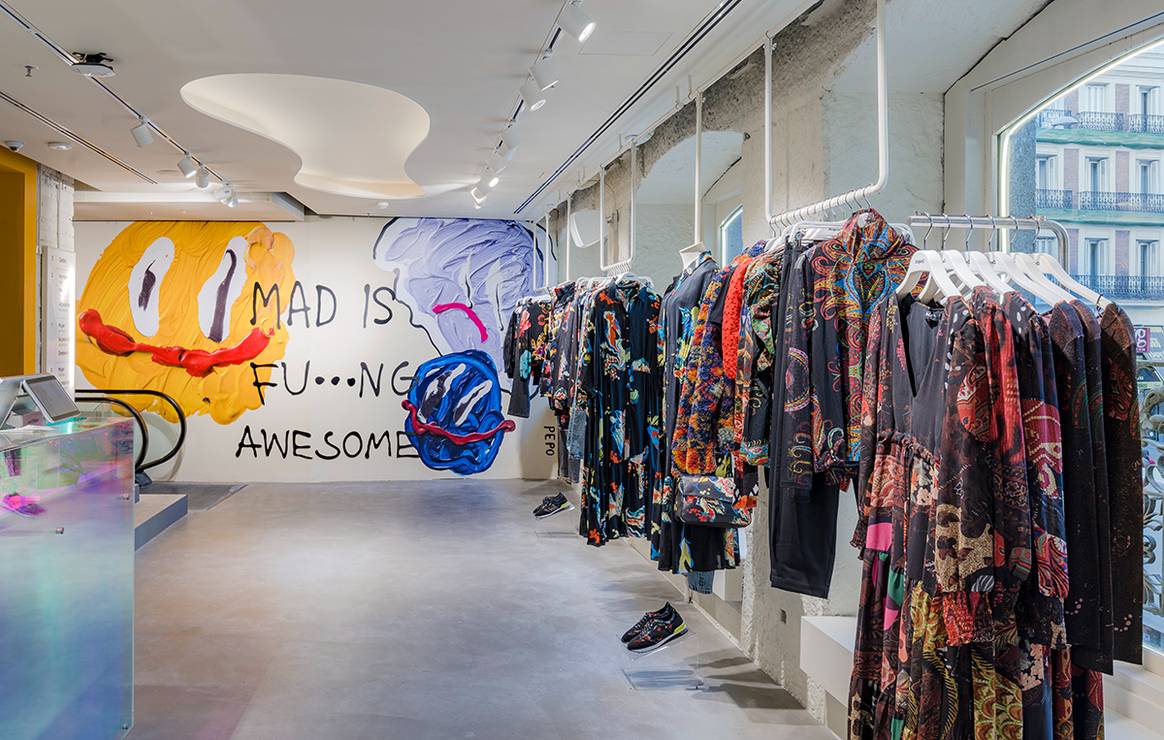 Photo Credits: Desigual, reinauguración de su flagship store de Preciados 25, Madrid. Fotografía de cortesía.