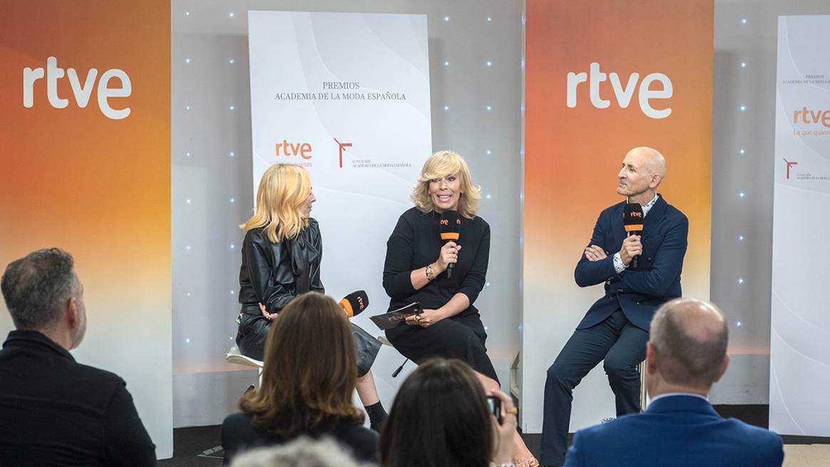 Presentación de los Premios de la Academia de la Moda Española, el 22 de mayo de 2024 desde Torrespaña, Madrid (España).