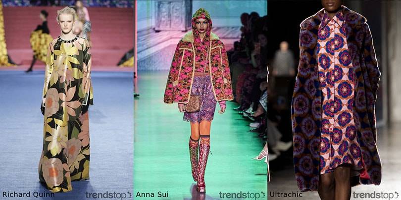 Richard Quinn, Anna Sui, Ultrachic, allen Herfst Winter
2020-21.