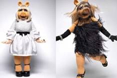 Miss Piggy als modemuze