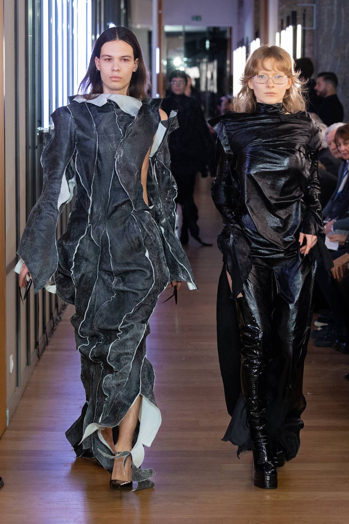 Younes Benbousselham FW24 graduate collection, Paris Fashion Week.