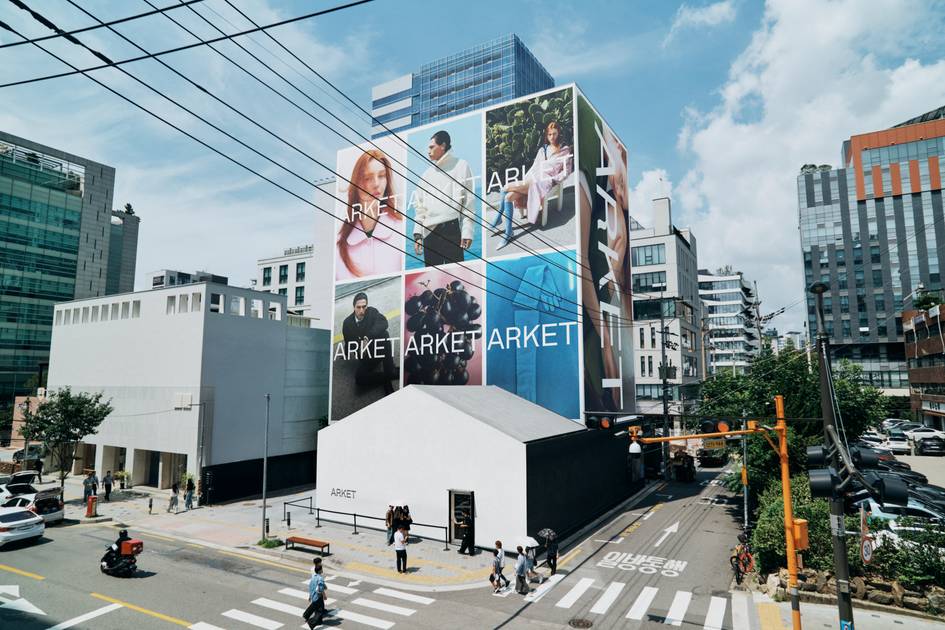 Arket pop-up shop in Seoul South Korea