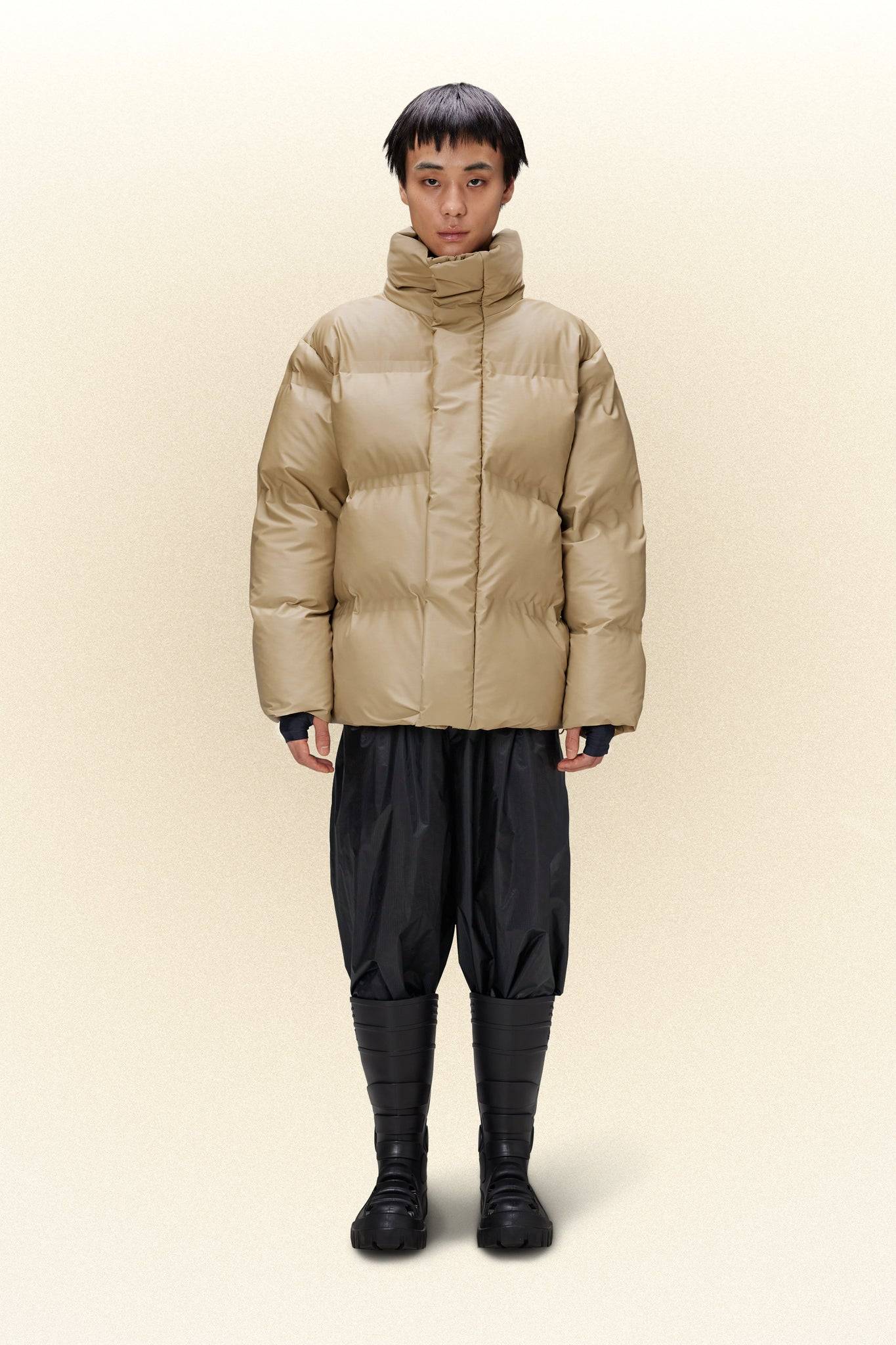 Bator Puffer Jacket - Black | Rains