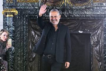 Elie Saab makes emotional return to demolished Beirut home