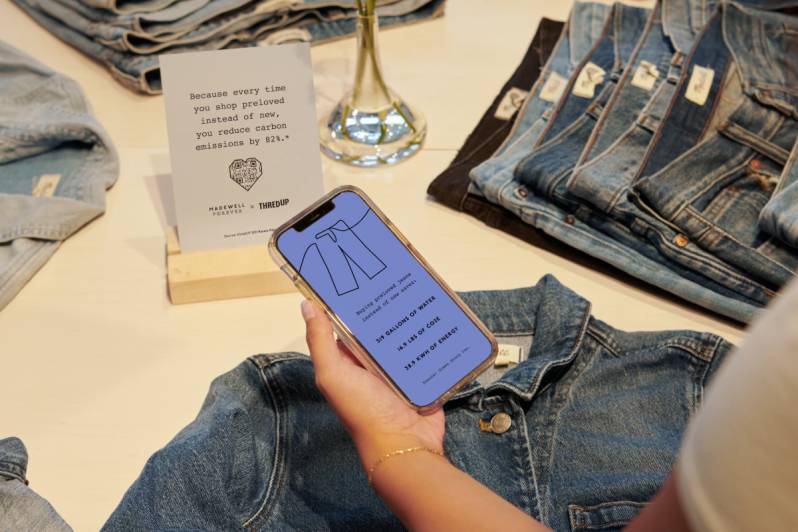Madewell partnership with ThredUp
