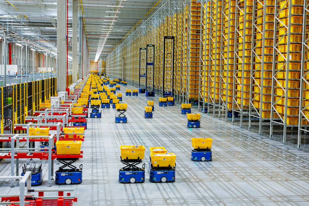 Centro logístico de Shein en Polonia.