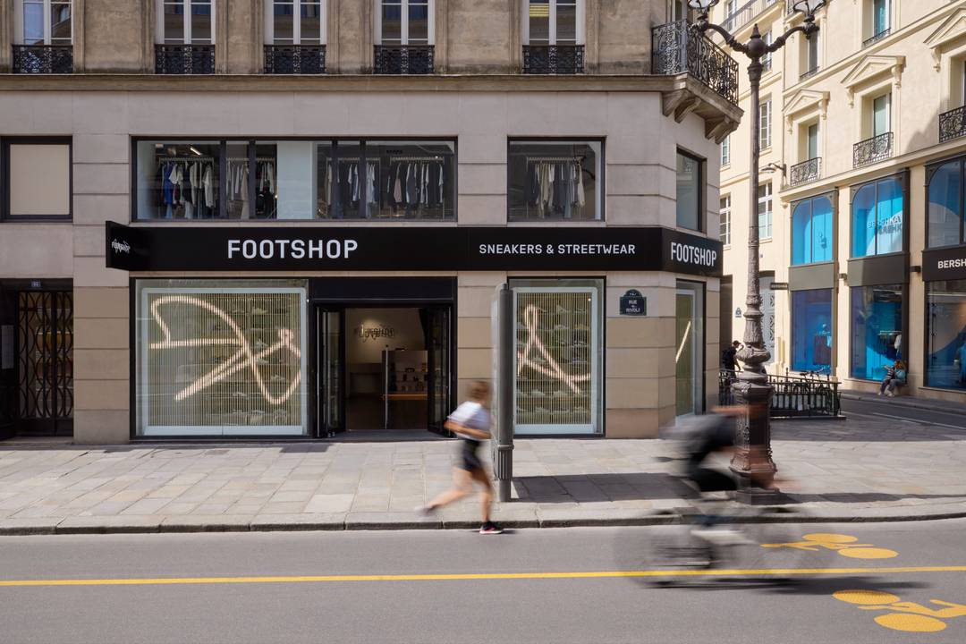 Negozio Footshop, al 63 di rue de Rivoli, Parigi.