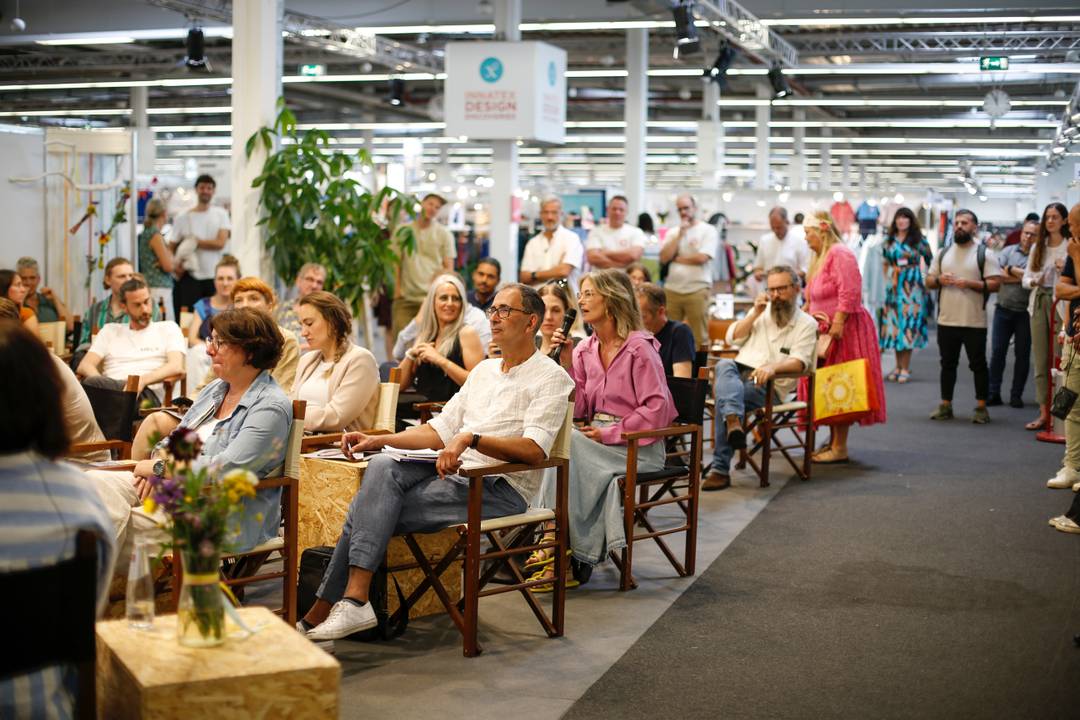 Publikum eines Panel Talks.
