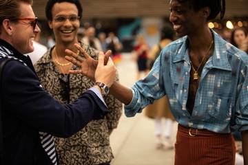 Cowboys, pastels and rain couture: The street style of Pitti Uomo