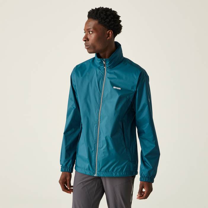 Men's Water Repellent Lightweight Lyle IV Waterproof Packaway Jacket Imperial Blue | Regatta