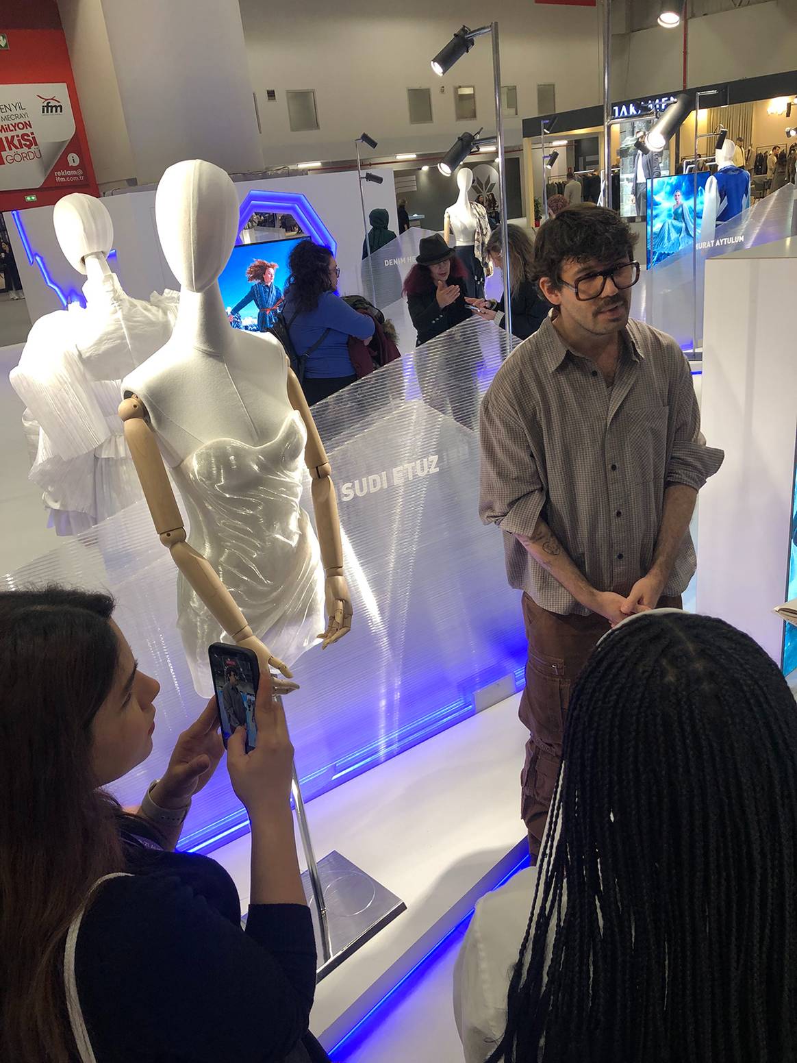 Interior of the International Salon Istanbul Fashion Connection (IFCO) in February 2026 edition.