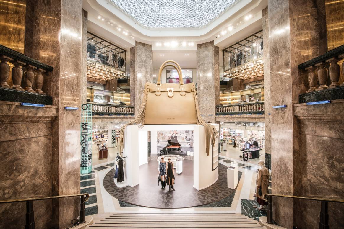 Pop-up Michael Kors Galeries en Lafayette Champs-Élysées.