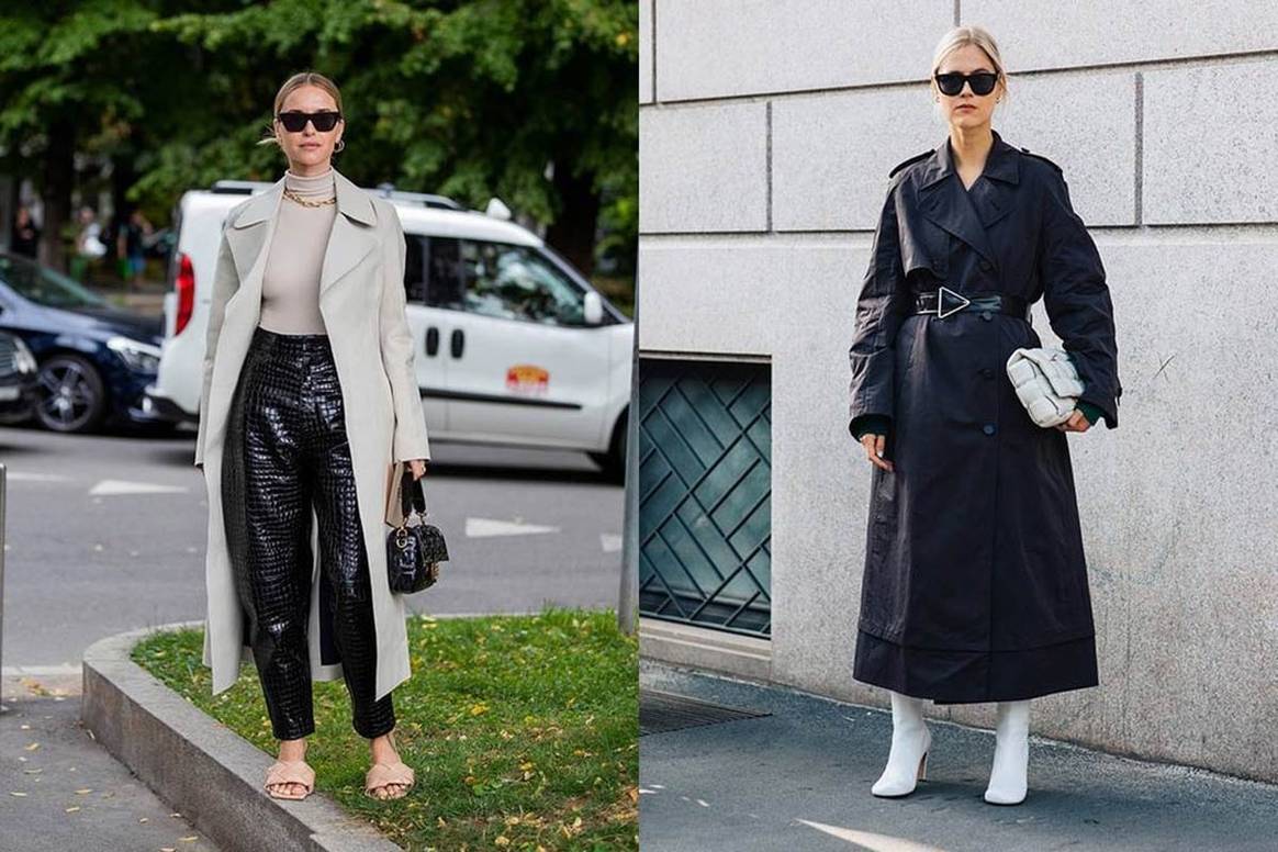 Influencers Linda Tol en Pernille Teisbaek in Bottega Veneta tijdens Fashion Week SS20. Beeld: Bottega Veneta