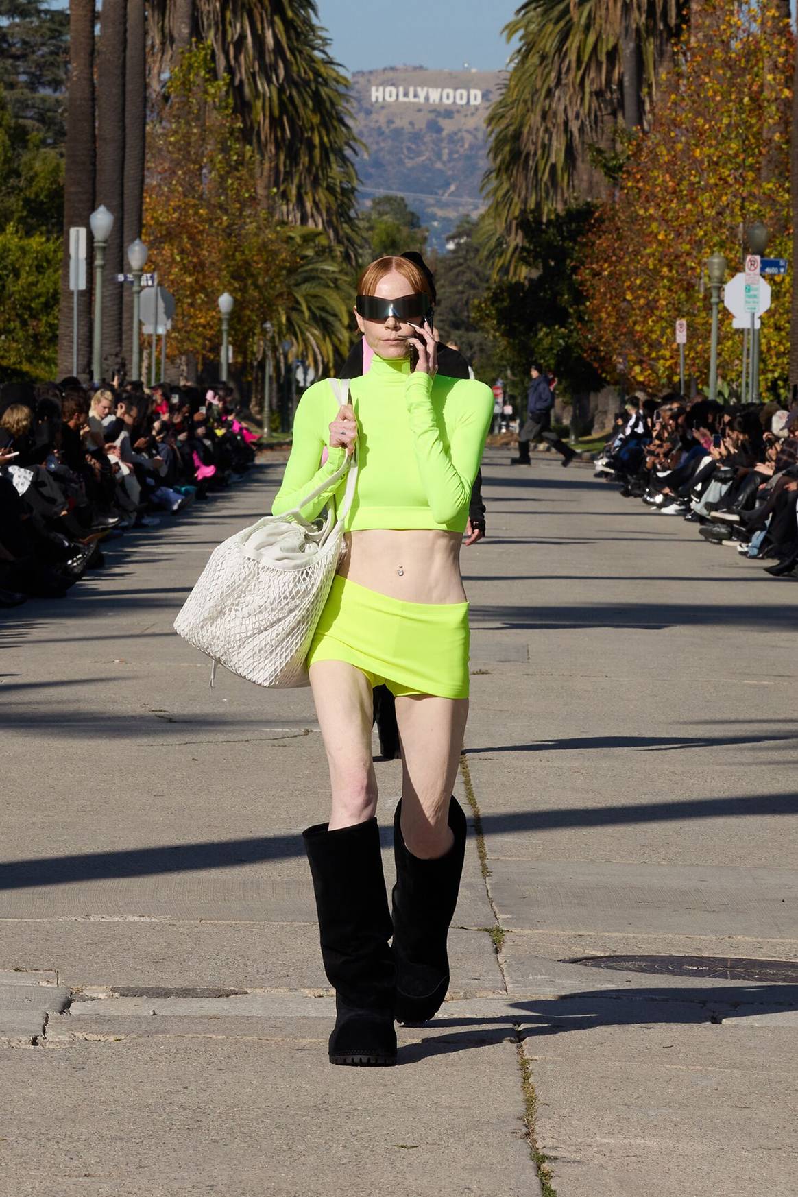 Balenciaga, desfile de presentación en Los Ángeles de la colección de Otoño para hombre y mujer FW24.