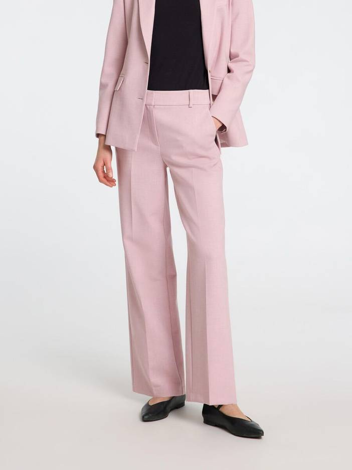 Tailored Wide Leg Broek | Selected-Femme