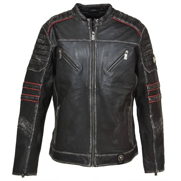 Herren Lederjacke RUBEN - Bikerjacke | Roberto Geissini