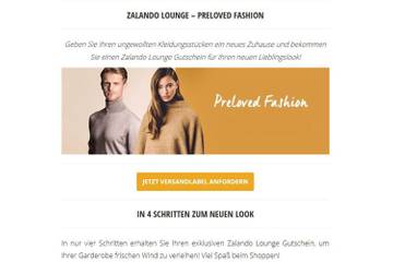 Neu: Zalando tauscht Altkleider gegen Gutschein