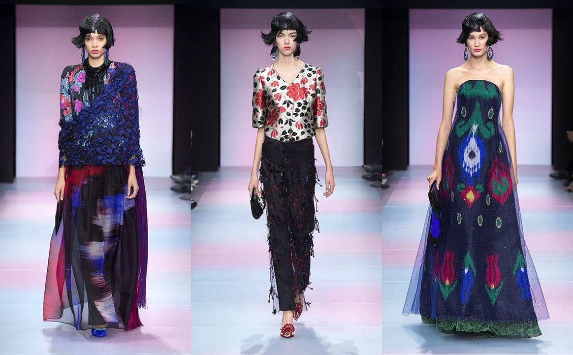 Paris haute couture : les femmes fleurs Givenchy dans un couvent médiéval