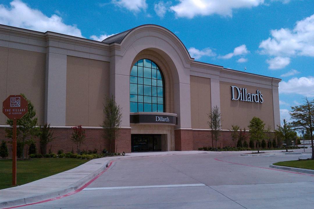 Dillard's store in Texas, where the retailer looks to reincorporate