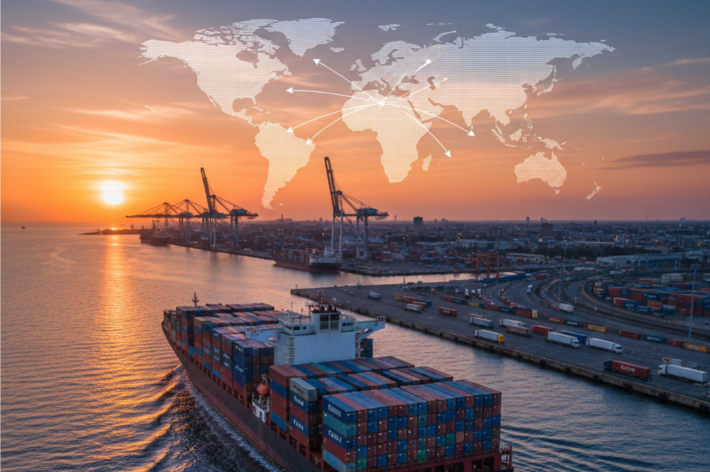 A gennaio le esportazioni sono pressoché stazionarie