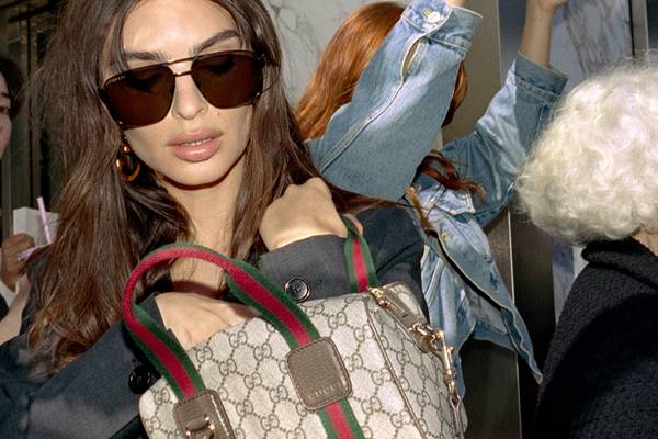 Gucci celebrating the house's monogram with Emily Ratajkowski: A GG obsession