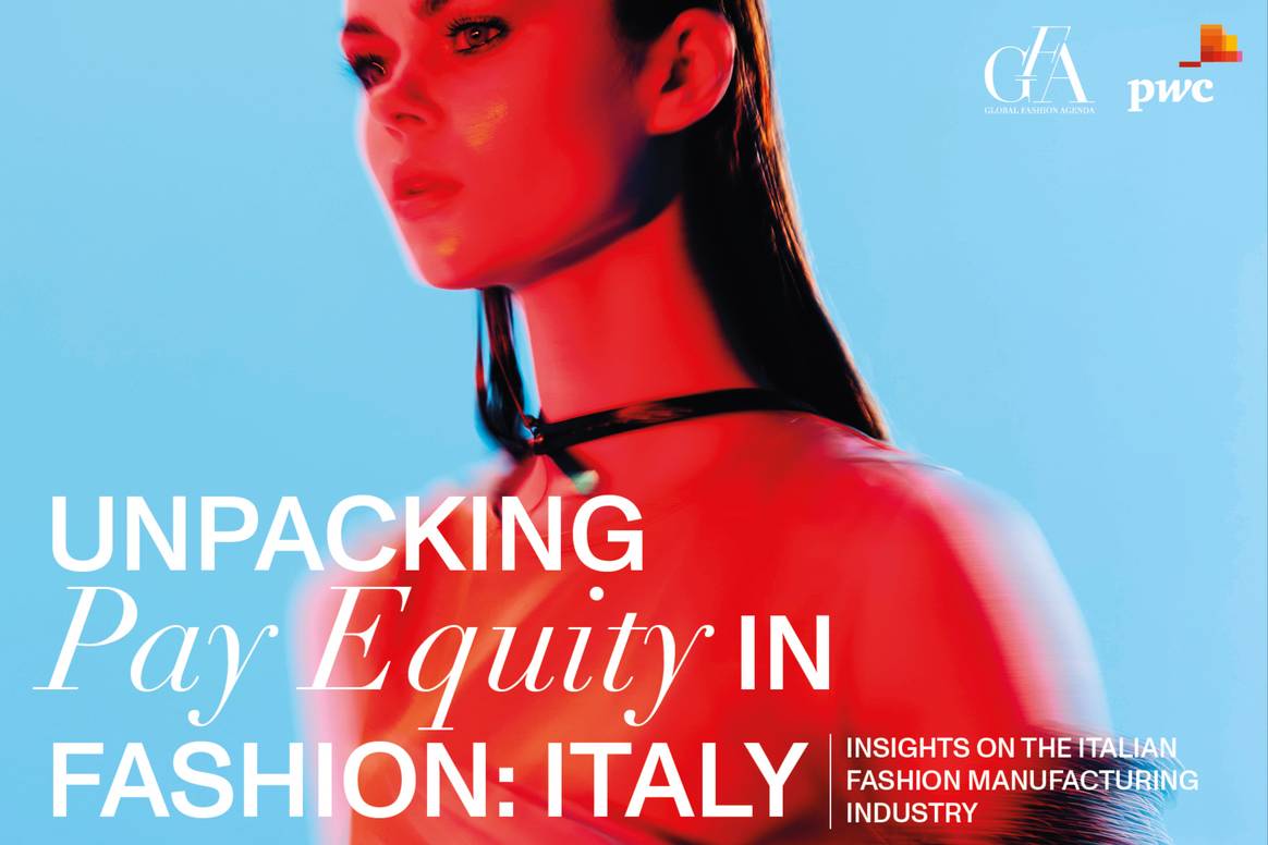 Titel of the report “Unpacking Pay Equity in Fashion: Italy”.