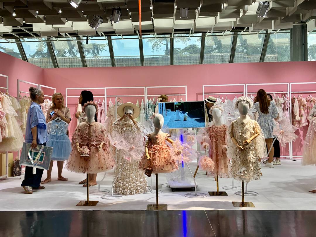 Le stand de la marque de luxe Junona.